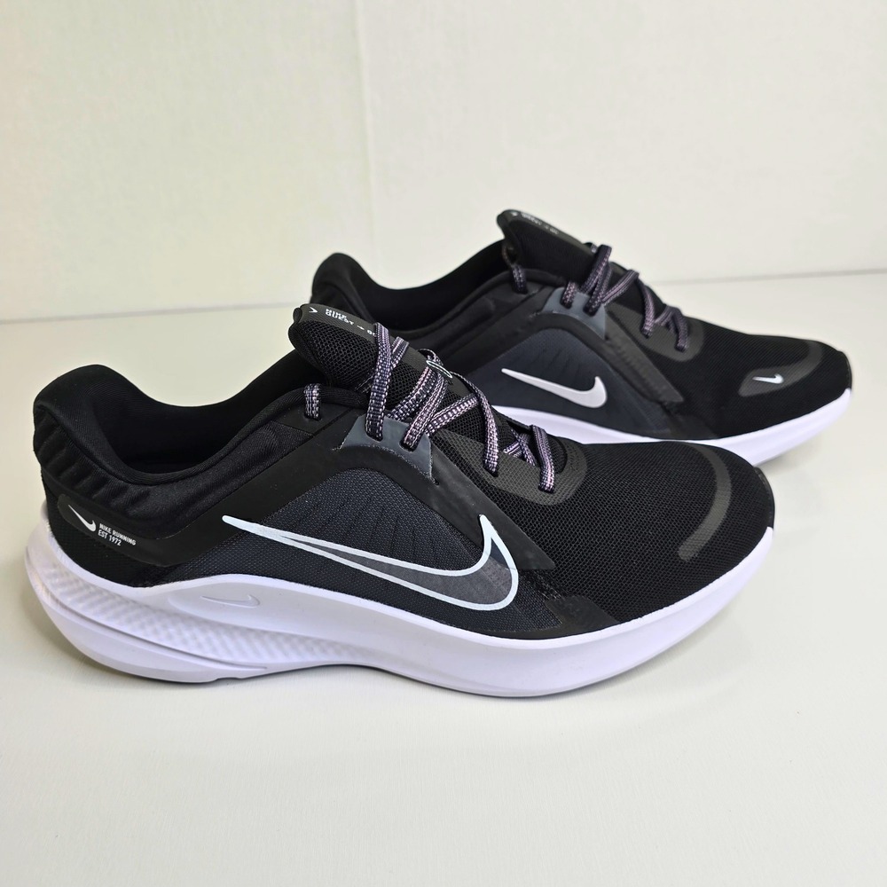 Nike Quest 5 Mens Running Shoes Black White DD9291-002 Size 10
